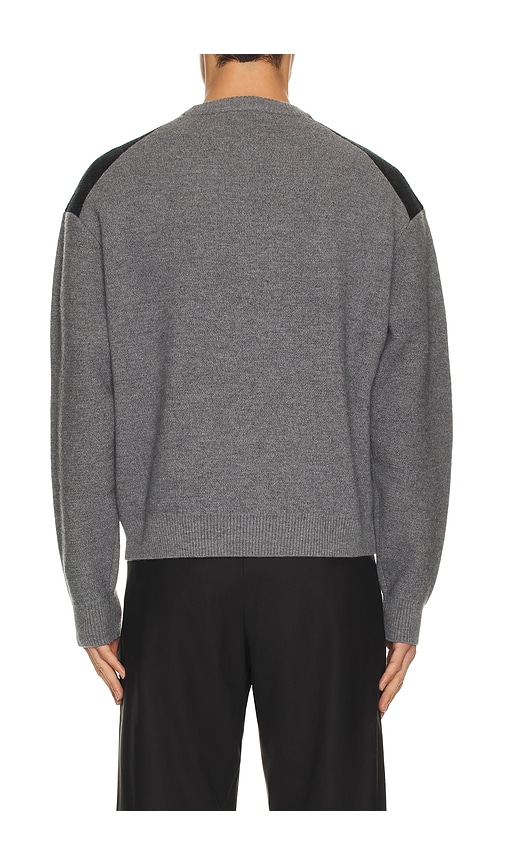 We11 Done Cat Jacquard Knit Pullover In Brown