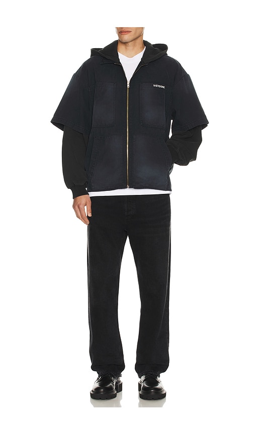  We11done Jacke Faded In Black. Größe M. Also In L, Xl/1x. 