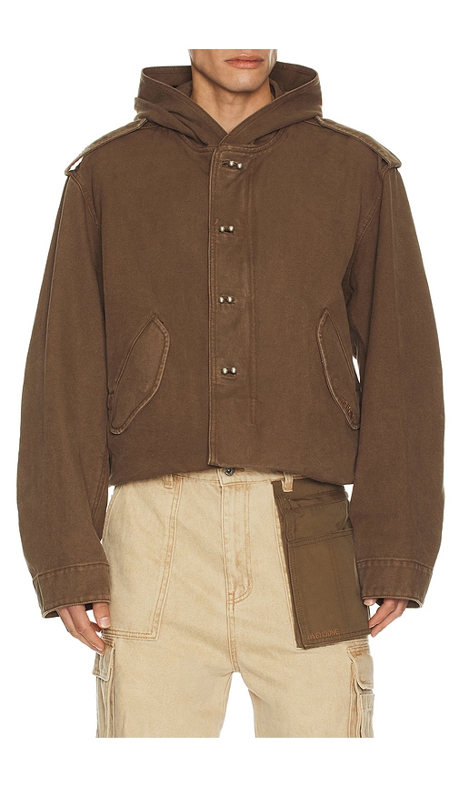 We11 Done Folded Shortened Jacket In Multi