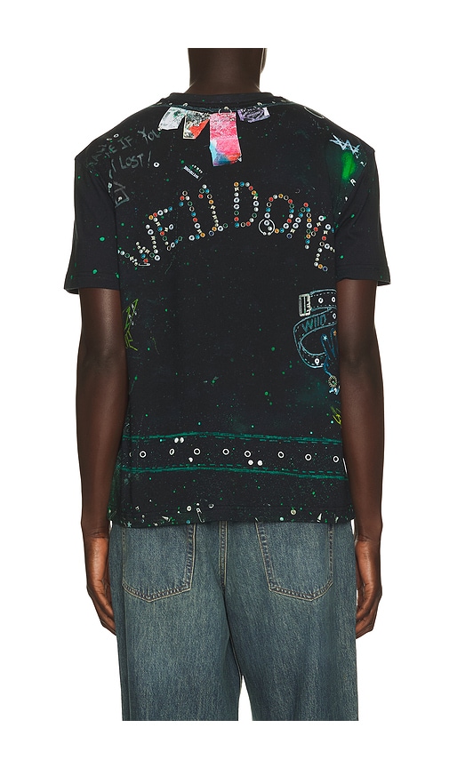 We11 Done Trompe-l'oeil Pierced T-shirt In Multi