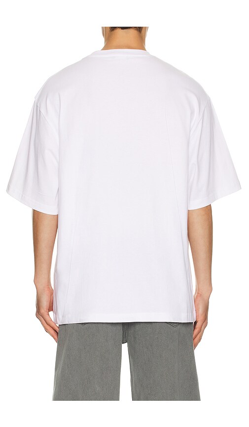 We11 Done Watercolor Monster T-shirt In White