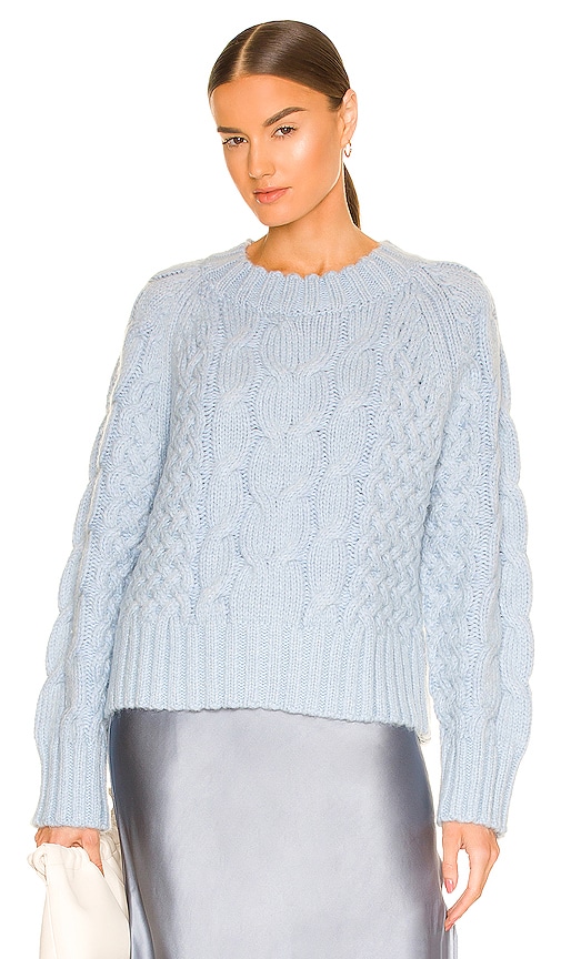 Weekend Stories Ansel Cable REVOLVE Baby Pullover in Blue 