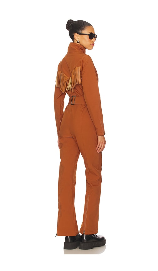 We Norwegians Western Ski Suit In Brown