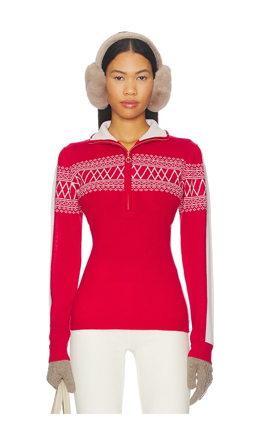 We Norwegians Signature 1/4 Zip In Red