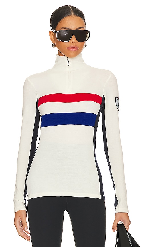 We Norwegians Ski Zip Up in White
