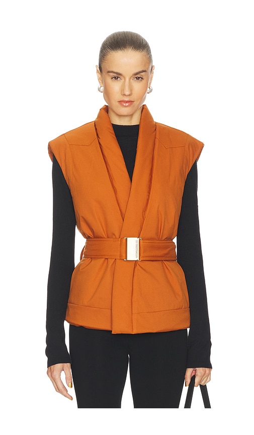 We Norwegians Western Vest In Orange