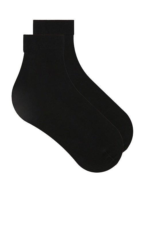 Wolford Individual 10 Socks In Black