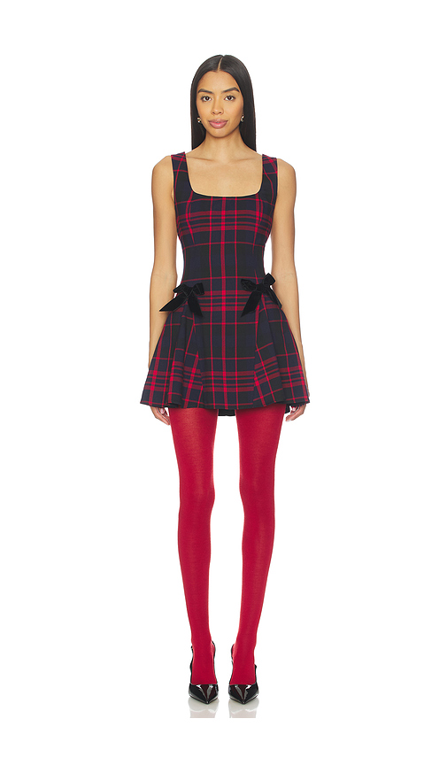 Wolford Merino Tights In Red