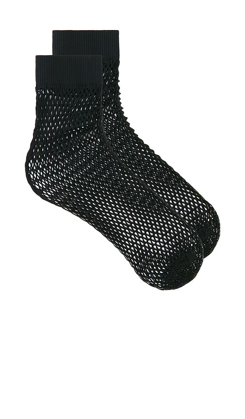 Wolford Net Socks In Black