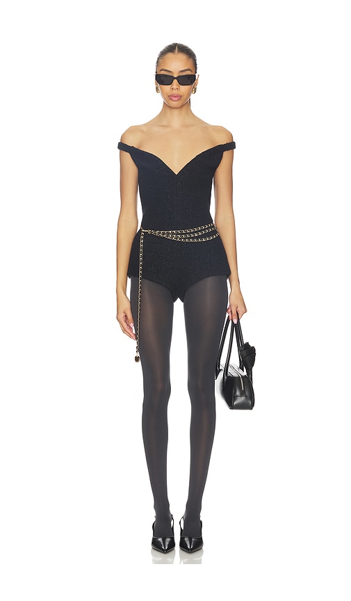 Wolford Velvet De Luxe 66 Tights In Gray