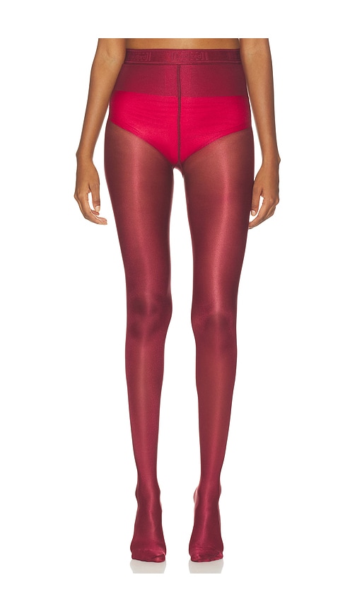 Wolford Neon 40 Tights In Bordeaux