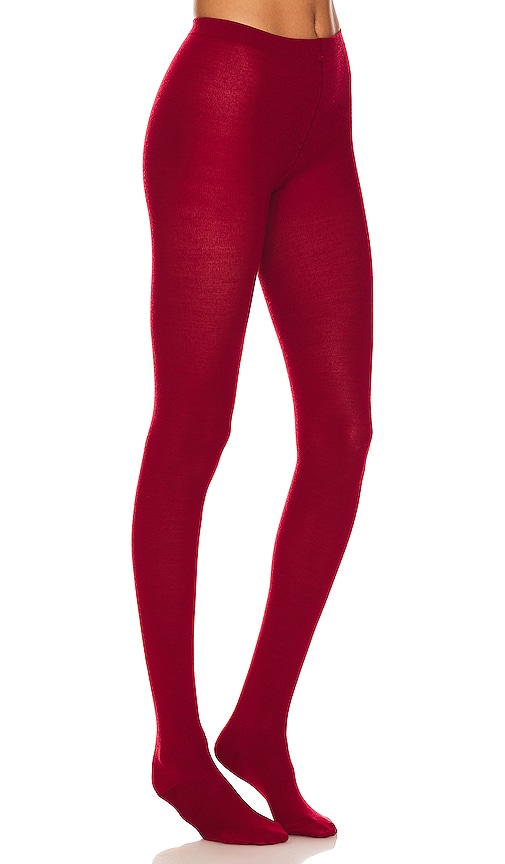 Womens Wolford red Velvet De Luxe 66 Tights