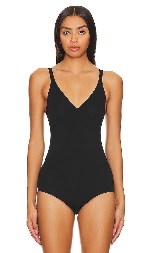 Womens Wolford black Tulle Forming String Bodysuit