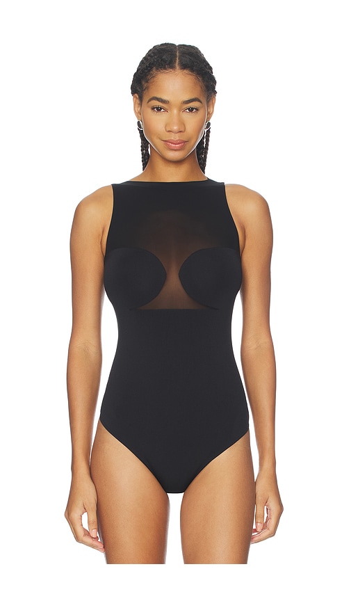 Wolford Bustier String Bodysuit In Black