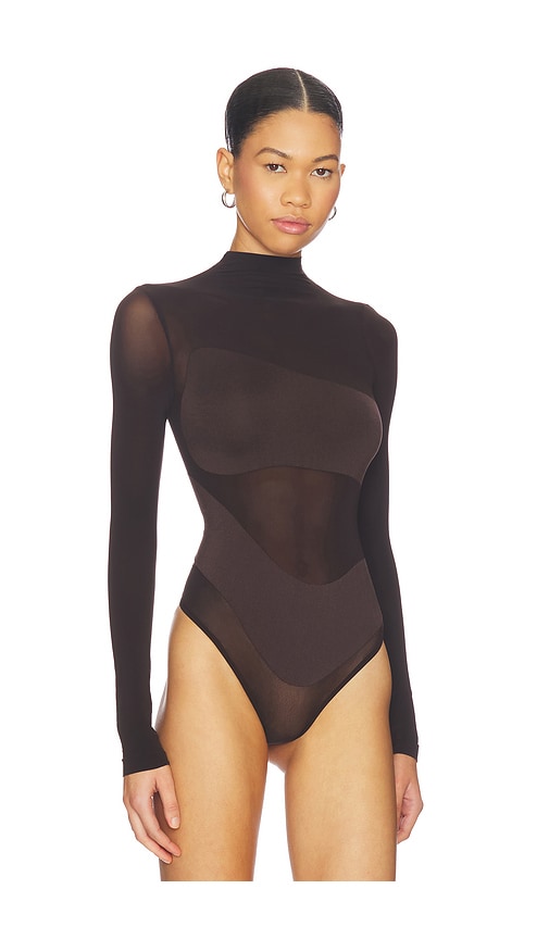  Wolford Body Mit String-form Hinten Shade In Chocolate. Größe S. Also In Xs, M, L. 