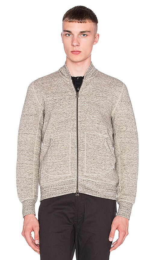 wings + horns Cabin Fleece Bomber in Dune REVOLVE