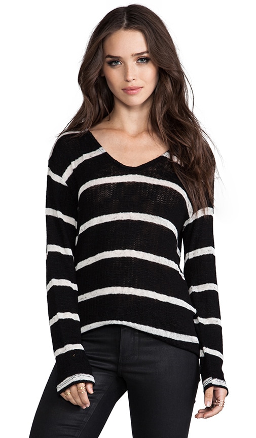 Stripe Boucle Ezra Long Sleeve