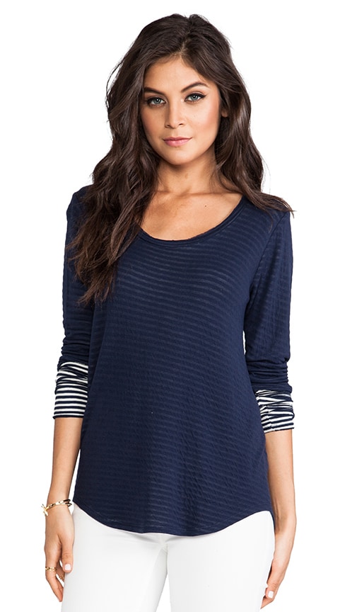 Double Jersey Raw Gael Long Sleeve Top