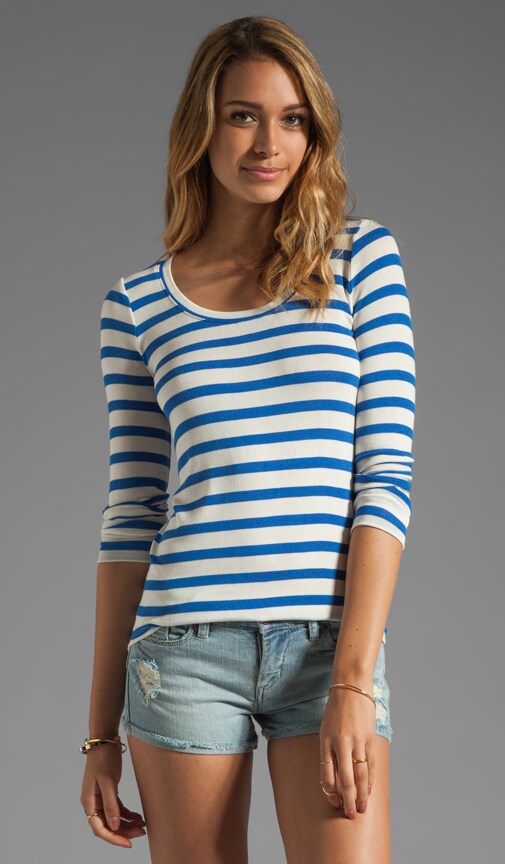 Rosewood Bateau Stripe Tee