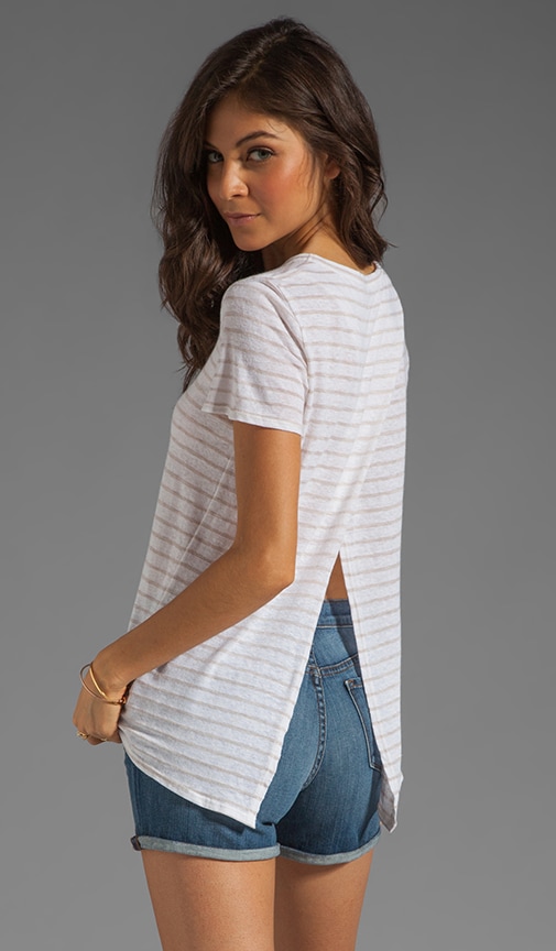 Viola Sheer Stripe Top