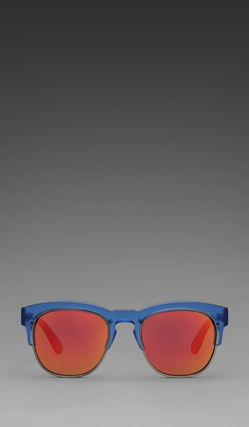 Wildfox Couture Club Fox Wayfare Sunglasses in Translucent Blue REVOLVE
