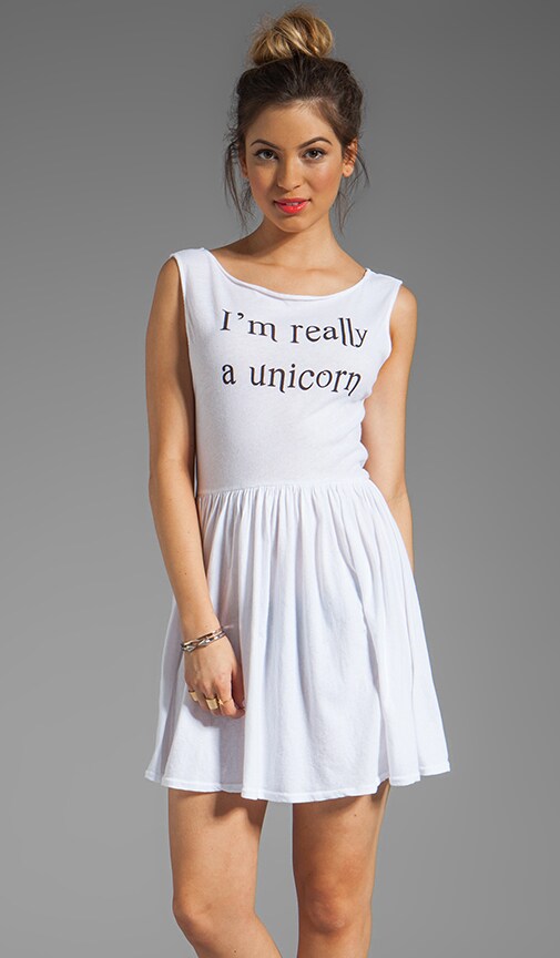 I Am Really A Unicorn Baby Doll Dress