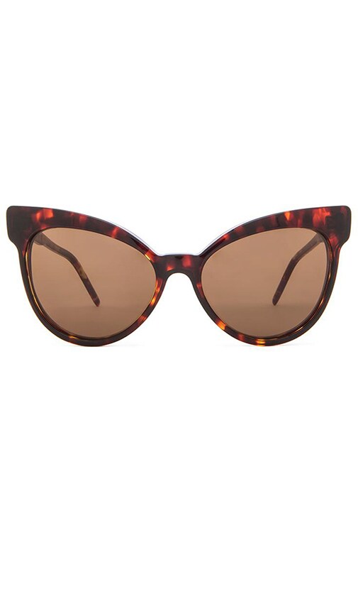 Wildfox Couture Grand Dame Sunglasses in Tokyo Tortoise & Brown Solid