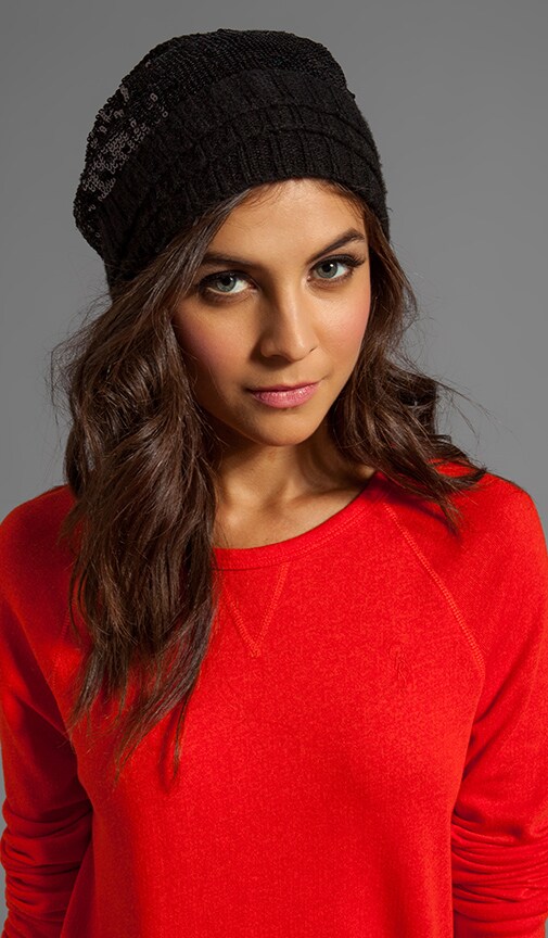 White Label Ballroom Layered Beanie