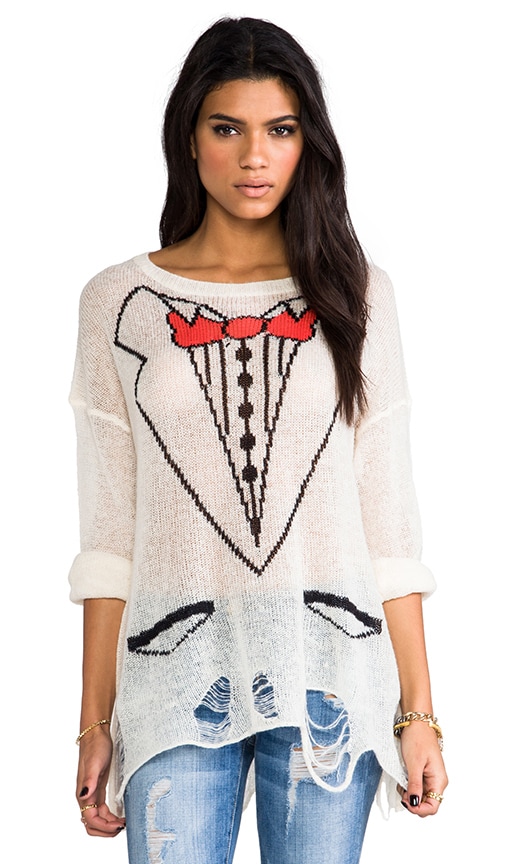 White Label Sinatra Lennon Loose Knit