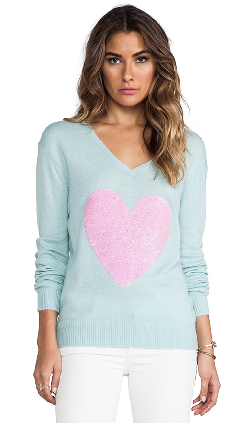 Wildfox discount heart sweater