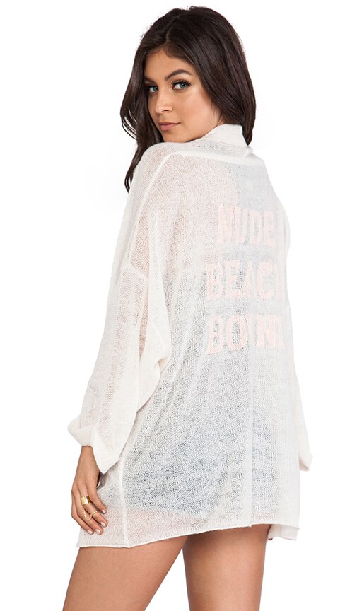 Slouch Nude Beach Cardigan