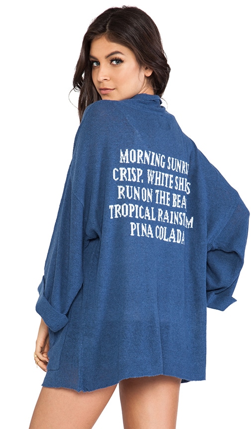 Slouch Island List Cardigan