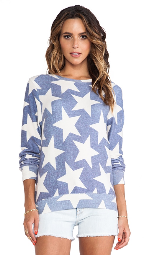 Denim Stars Baggy Beach Jumper