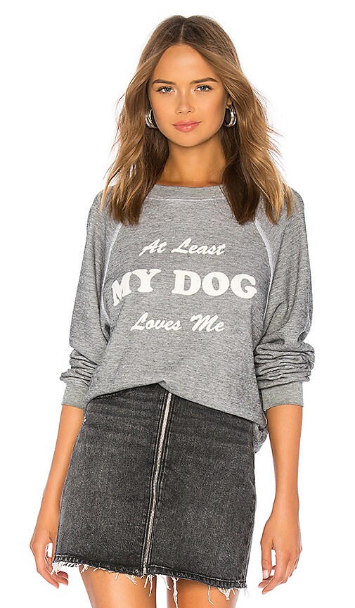 I love my 2025 dog sweatshirt wildfox