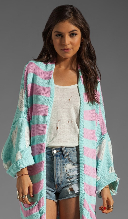White Label American Love Slouch Cardi
