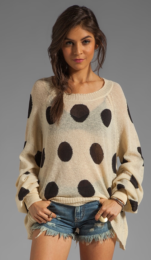 White Label Polka Dot It Pfeiffer Sweater