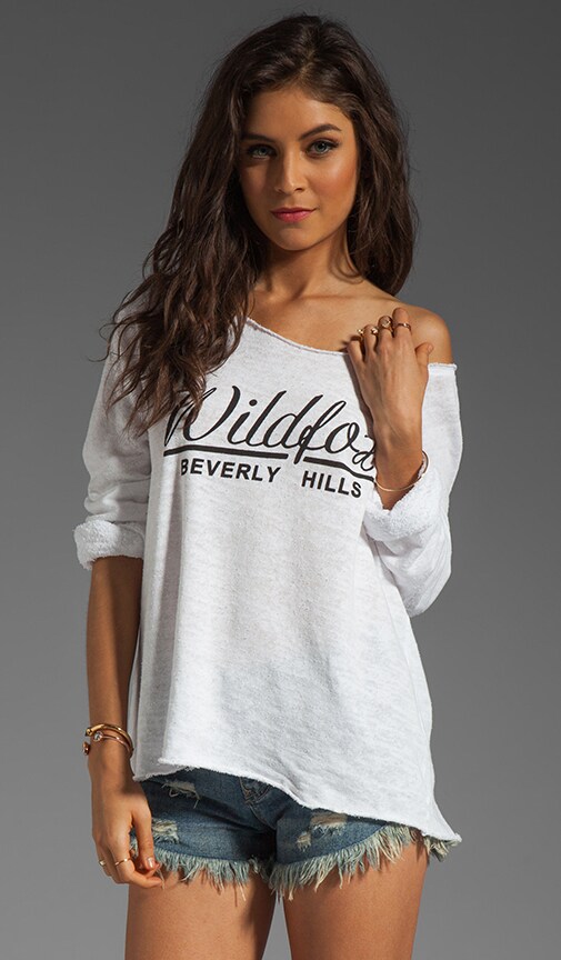 Beverly Chasse Off the Shoulder Sweatshirt