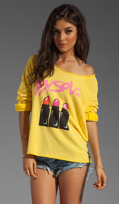 Bisous Off the Shoulder Sweatshirt