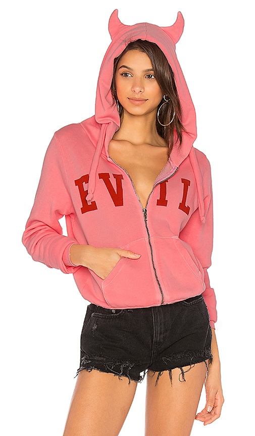 wildfox zip up hoodie