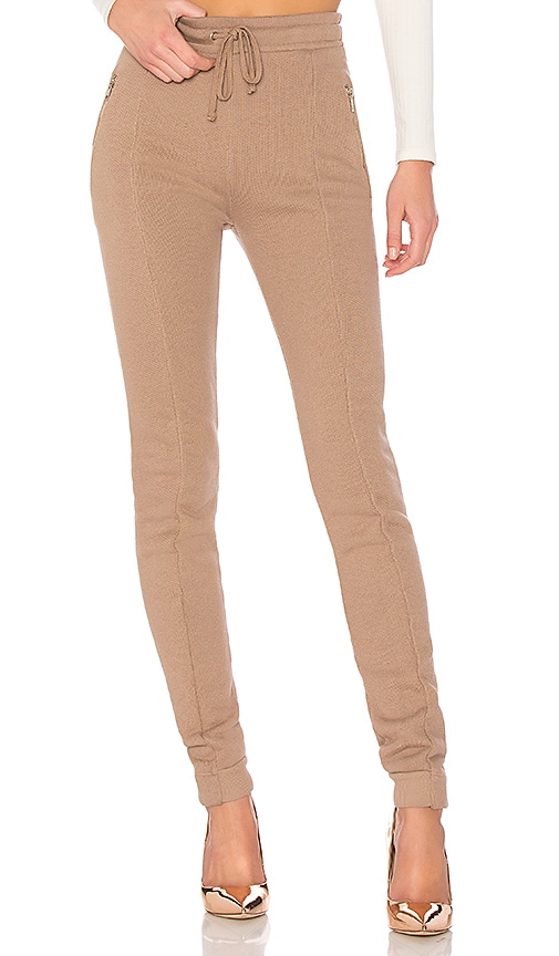 Solid Zipper Sweatpant