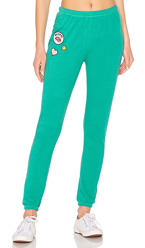 emerald green sweatpants