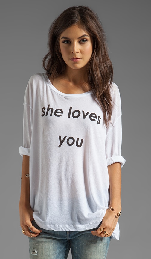 She Loves You Rainy Beach House Tee