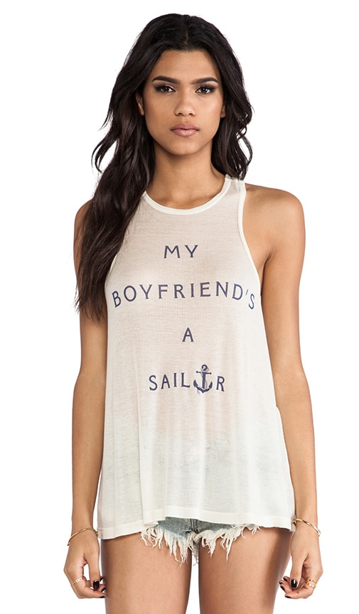 My Boyfriend's A Sailor Island Tank