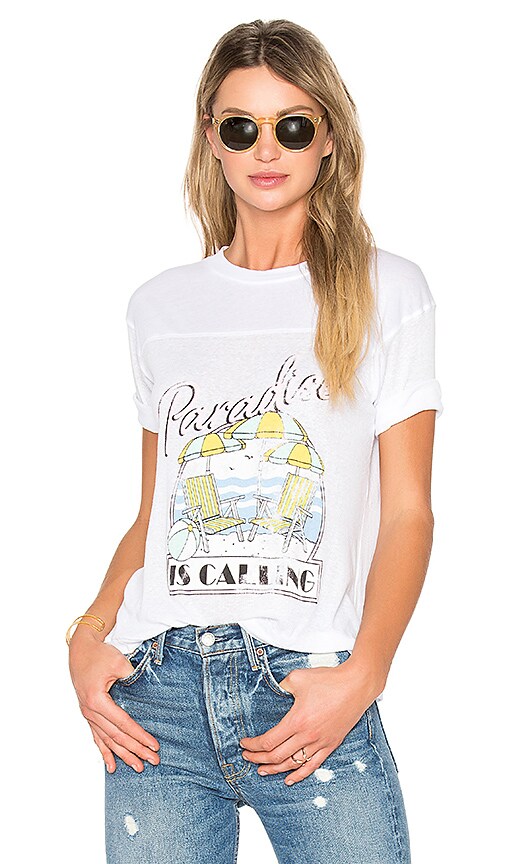 Wildfox Couture Answer Tee in Clean White