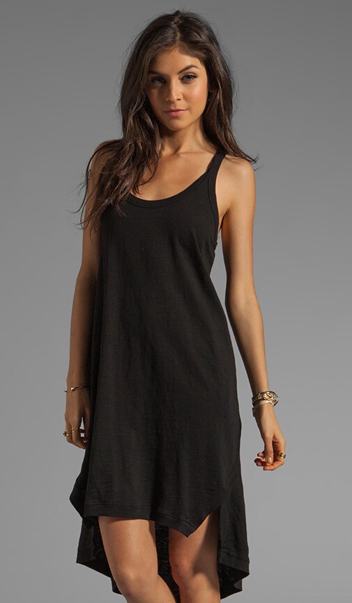 Slub Split Tank Dress