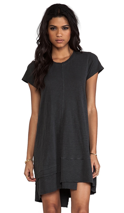 Twisted Seam Rib Mix Dress