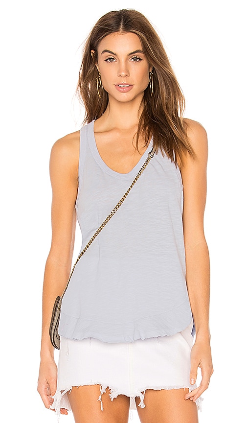 Ruffle Shirttail Tank