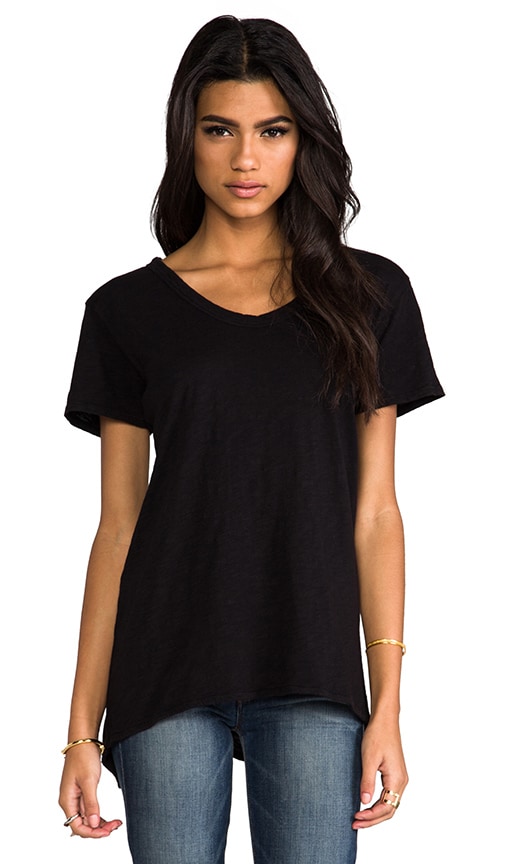 Slub Jersey Slub Slouchy Boyfriend Tee