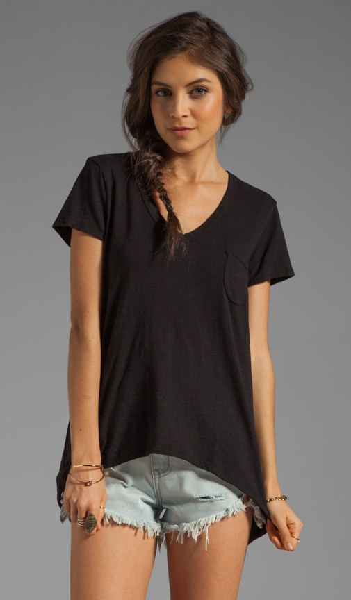 Slub Shrunken Pocket Tee