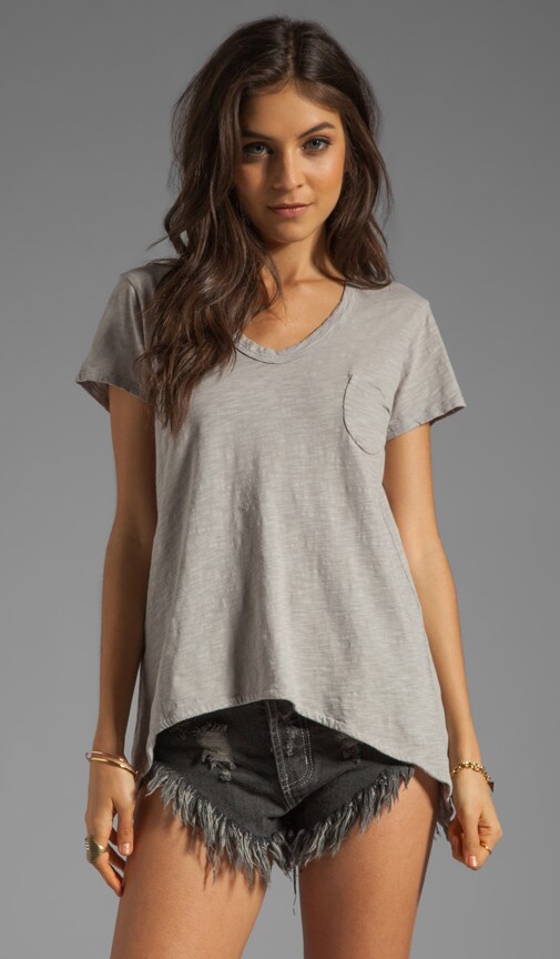 Slub Shrunken Pocket Tee